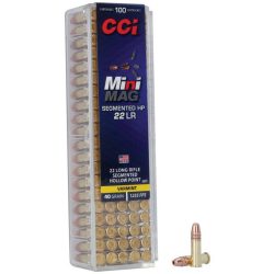 CCI Mini Mag Rimfire Ammunition 22 LR 40 gr SHP 1235 fps 100/ct