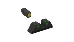 Meprolight ML41218 Hyper-Bright Yellow Ring Front/Green Rear Sights for Kimber 1911 Pistols
