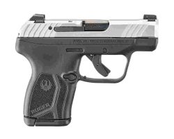 Ruger LCP MAX Handgun .380 Auto 10rd Magazine 2.80'' Black Oxide Barrel Manual Safety Stainless Slide/Black Grip Manuel Safety