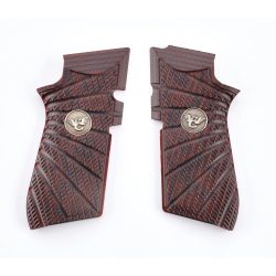 Wilson Combat EDC X9 Handgun Grips Aggressive Starburst Black Cherry