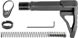 PHASE 5 MINI STOCK ASSEMBLY - CARBINE TUBE AR-15 BLACK