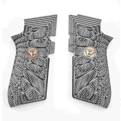 Wilson Combat EDC X9 Handgun Grips Aggressive Starburst Grey/Black
