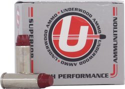 UNDERWOOD 45 LC 255GR - LEAD WADCUTTER 20RD 10BX/CS