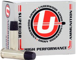 UNDERWOOD 45 SUPER 255GR - CAST FLAT NOSE 20RD 10BX/CS