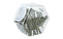 OTIS CANISTR POP NYL BRSH WHT 150PK