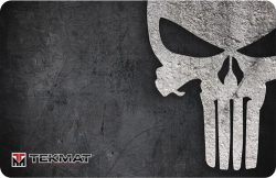 TEKMAT ARMORERS BENCH MAT - 11"X17" PUNISHER BLACK