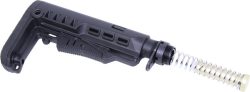 GUNTEC MULTI CAL COLLAPSIBLE - STOCK SET BLACK