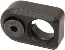 GUNTEC QD SWIVEL ADAPTER ALUM - KEYMOD BLACK