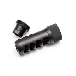 Area 419 Sidewinder Magnum Self Timing Muzzle Brake 30 cal Black Nitride 5/8-24