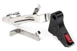 ZEV PRO FLAT FACE TRIGGER BAR KIT SMALL BLK/RED