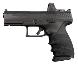 Hogue HandAll Beavertail Grip Sleeve CZ P-10 Compact 9mm - Black