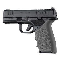 Hogue HandAll Beaver Tail Handgun Grip Sleeve Springfield Armory Hellcat Pro Slate Grey