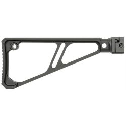 Midwest Industries Picatinny Side Folding Fixed Extruded Stock Black