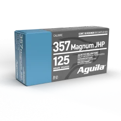 AGUILA 357 MAG JHP 125GR 50RD BOX 10 BXS PER CS