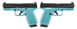 RUGER RXM 9MM PISTOL 4" BBL ROBIN EGG BLUE MAGPUL EHG, O.R. 2-15RD MAGS - ORION EXCLUSIVE