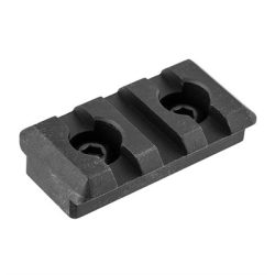 M-LOK RAIL 3 SLOT PICATINNY ALUMINUM BLACK