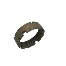 AR-15 BILLET CASTLE NUT BURNT BRONZE