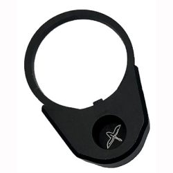 END PLATE W/ 3-QD SLING SWIVEL SOCKETS BLACK DLC