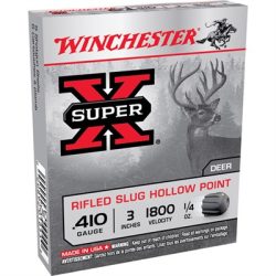 SUPER-X 410 BORE 3'' 1/4 OZ RIFLED SLUG 5/BOX