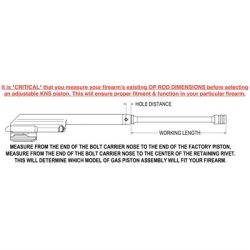 ADJUSTABLE GAS PISTON SYSTEM SLR-107UR