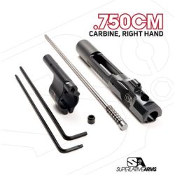 AR-15 ADJ PISTON SYSTEM W/CLAMPON .750'' GAS BLOCK CARBINE RH