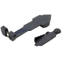 RIFLE DOVETAIL #63 FLAT TOP SHORT SHANK REAR SIGHT BLK