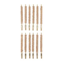 BRONZE RIFLE BORE BRUSH, 270 CALIBER, 8-32M, 12 PACK