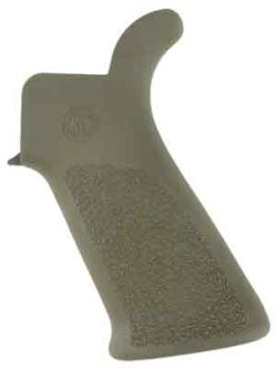 HOGUE AR-15 BEAVERTAIL GRIP - NO FINGER GROOVES OD GREEN