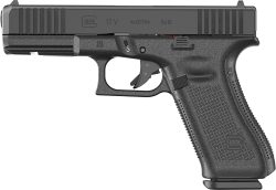 GLOCK 17 9MM V FIXED SIGHT - 17-SHOT BLACK FRONT SERRATIONS