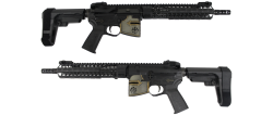 SPIKES TACT RARE BREED CRUSADER 11.5" 5.56 PISTL 10" M-LOK W SB3 BRACE & R2