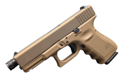 GLOCK 19 GEN 3 2 TONE TACTICAL 9MM PISTOL 4.01" FXD 5.5lb 2-15RD MAGS