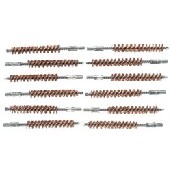 DOUBLE-TUFF BRONZE RIFLE BRUSH 30 CALIBER 12 PACK