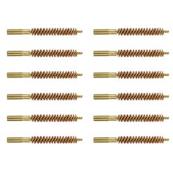 SPECIAL LINE DEWEY BRUSH, BRONZE, 8MM RIFLE, 12 PACK