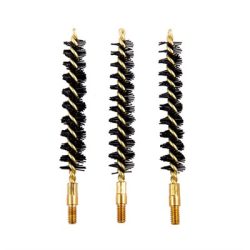 HEAVY WEIGHT NYLON RIFLE BRUSH 35/38/357 CALIBER 3 PACK