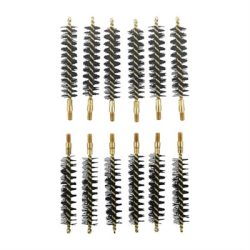 HEAVY WEIGHT NYLON RIFLE BRUSH 50 CALIBER 12 PACK