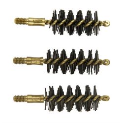 HEAVY WEIGHT BRUSH, NYLON, .50 CALIBER PISTOL, 3 PACK