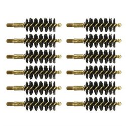 HEAVY WEIGHT BRUSH, NYLON, .50 CALIBER PISTOL, 12 PACK