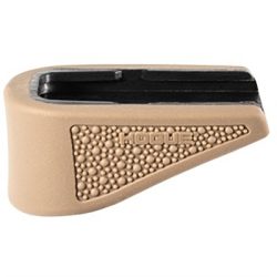 OVERMOLDED GRIP EXT BASE PAD FOR GLOCK 43 9MM 6RD MAGS FDE