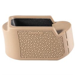 OVERMOLD GRIP EXT PAD FOR GLOCK 19/26 9MM 10/15RD MAGS FDE