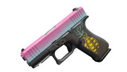 GLOCK 43X TACTICALOHA 9MM PISTOL 3.39" FXD 5.5lb 2-10RD MAGS