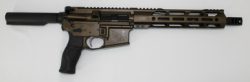 Core Elite Ops CEO15P03 Battle Series Pistol 5.56 NATO 10.5" Midnight Bronze Cerakote