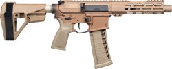CMMG PISTOL MK4 22LR 4.5" 25RD - & ZEROED 22LR SUPPRESSOR BRZ