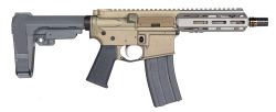 Q SUGAR WEASEL 300BLK PSTL 7" W/ BRACE BLK/GRY 1-30RD MAGAZINE