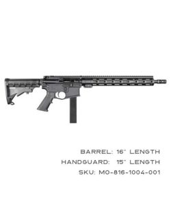 KAK Industry MO-816-1004-001 Complete K15 Rifle 9mm 16" 32+1 Black