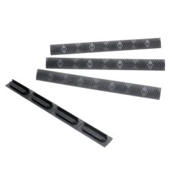 Ergo Modular Wedgelok Rail Covers Graphite Grey 4/ct
