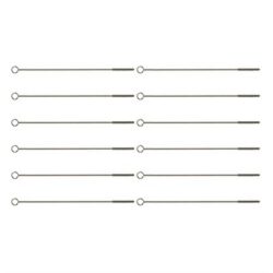 SHOTGUN PORT BRUSH, SS, MODEL  202,6'' L X .25'' DIA, 12 PACK