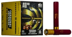 FEDERAL 410GA 3" 5 PELLET 000 BUCK "PERSONAL DEFENSE" 20 RD/BX 10 BX/CS