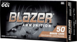 CCI BLAZER BRASS 9MM LUGER - 147GR FMJ 50RD 20BX/CS