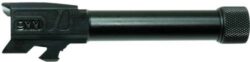 FAXON FITS GLOCK 43/43X BARREL - 9MM DUTY SERIES THREADED BLACK
