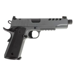 1911 Night Stalker SF 10 Handgun 10mm 8rd Magazine 5" Threaded Barrel Cerakote Grey with Black Grips